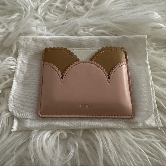 Chloe Handbags - CHLOÉ Colorblock Leather Card Case